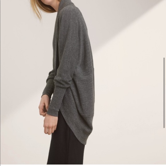Aritzia Wilfred Diderot Coccoon Sweater in grey - Picture 3 of 12